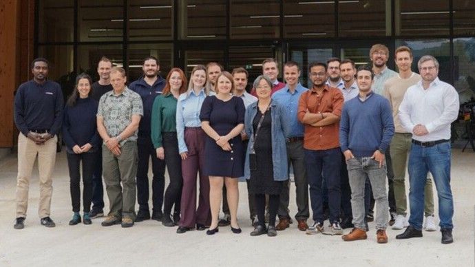 ReUse-Projektteam mit CellCircle-CEO Dr. Andreas Bittner (Bild: © Fenix)