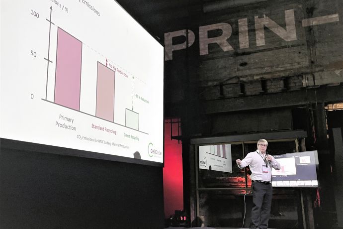 CellCircle presentation at Venture SPRIND event (picture: © CellCircle).